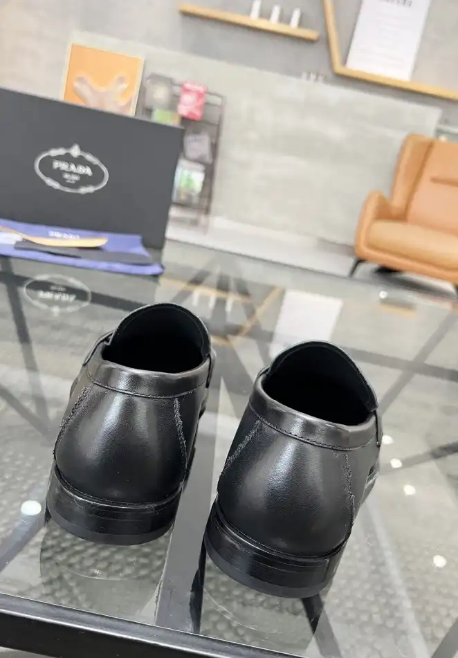 hype Prada Leather Shoes