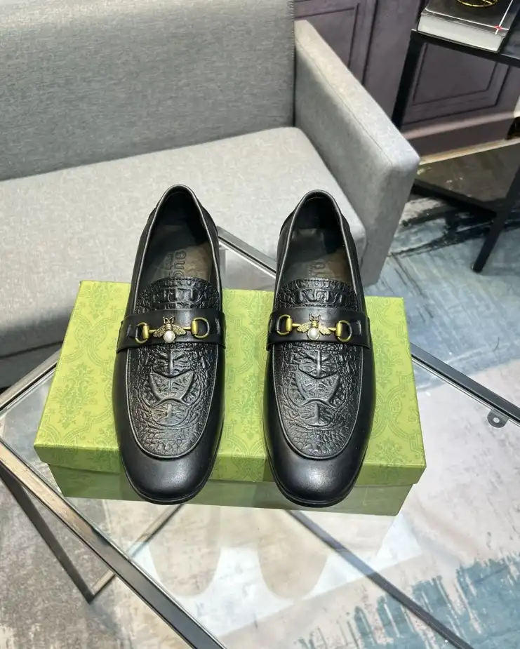 hype Gucci Leather Shoes