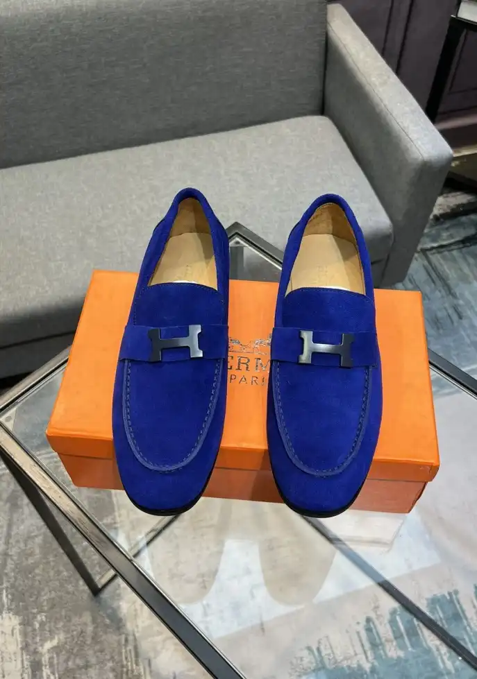 hype Hermes Leather Shoes