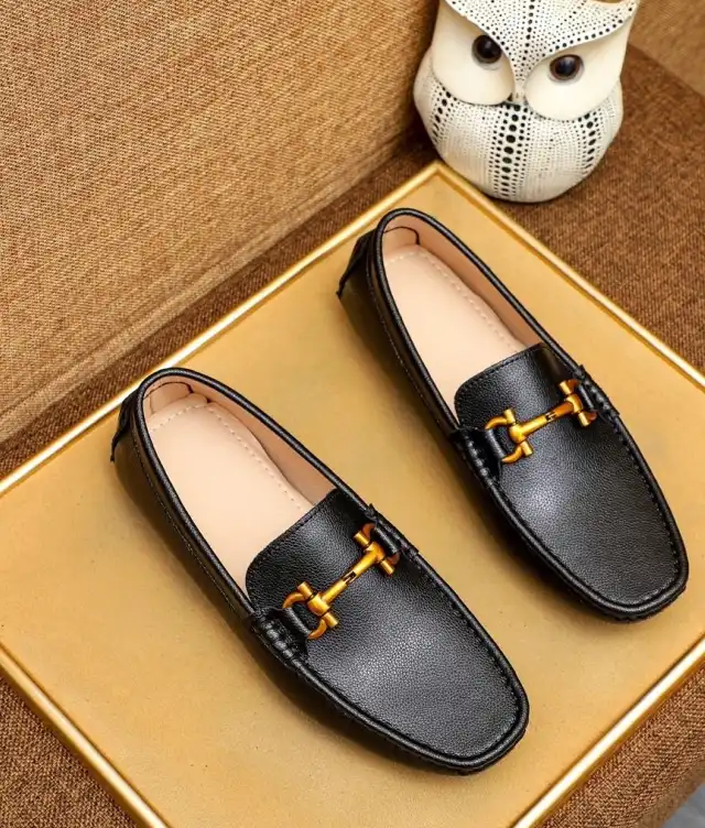 hype Ferragamo Leather Shoes