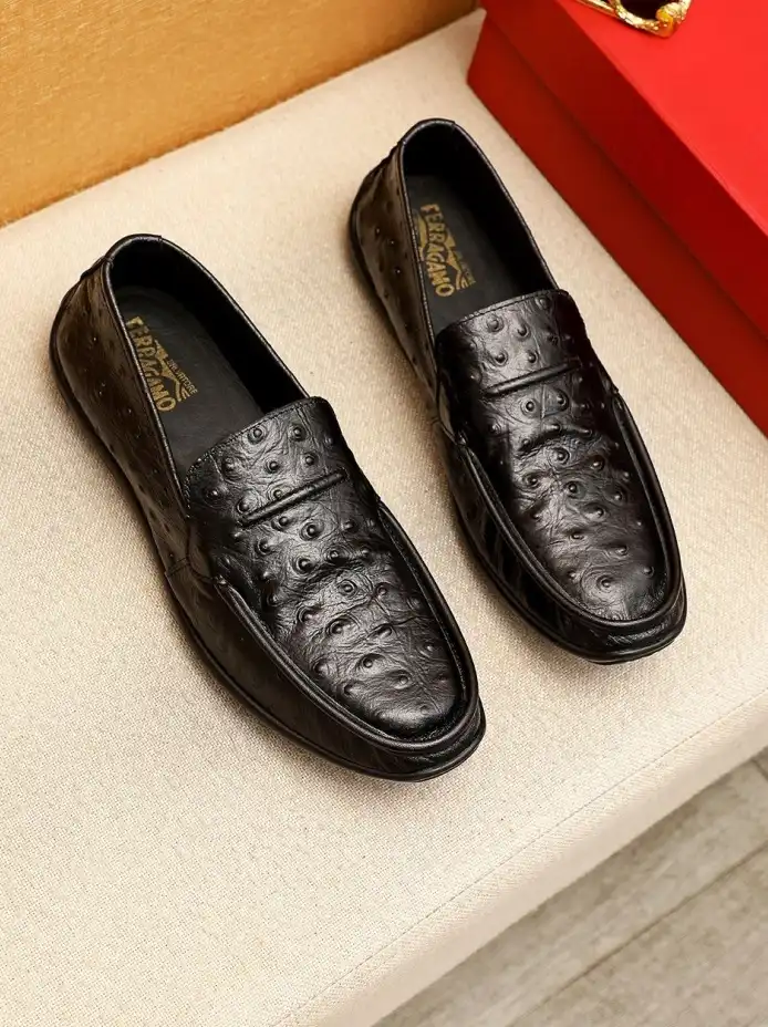 hype Ferragamo Leather Shoes