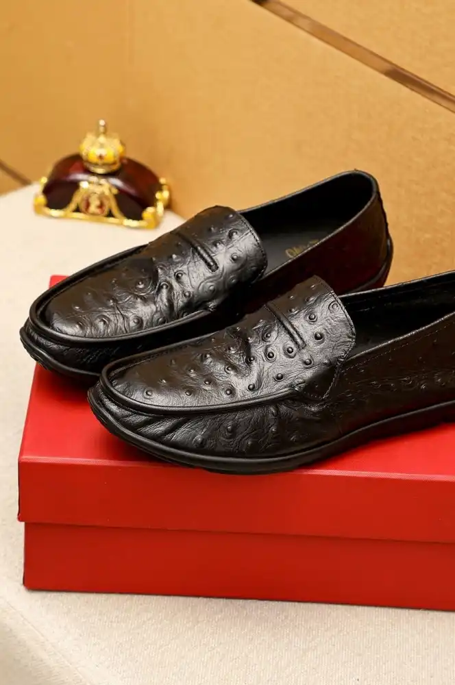 hype Ferragamo Leather Shoes