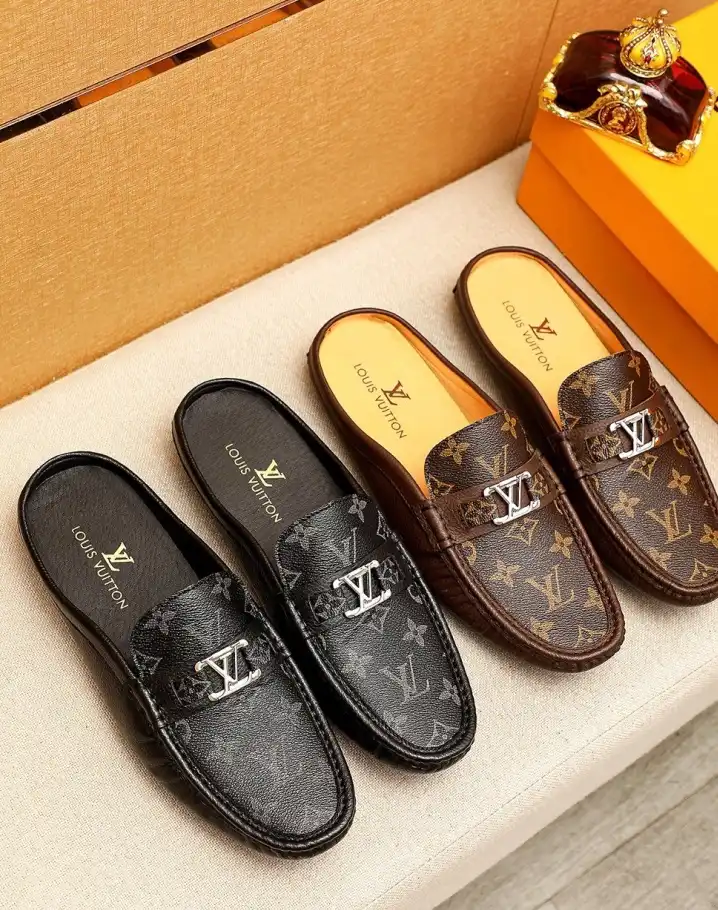 hype LV Leather Shoes