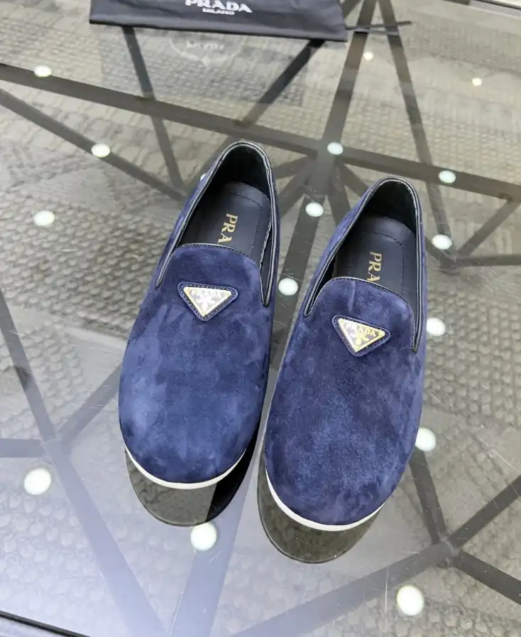 hype Prada Leather Shoes