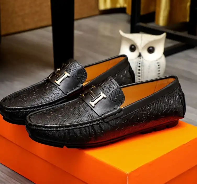 hype Hermes Leather Shoes