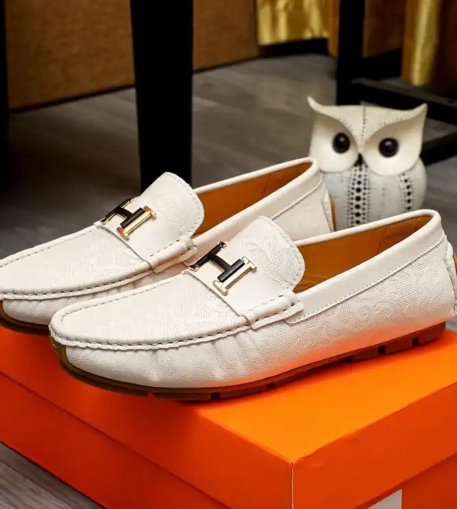 hype Hermes Leather Shoes