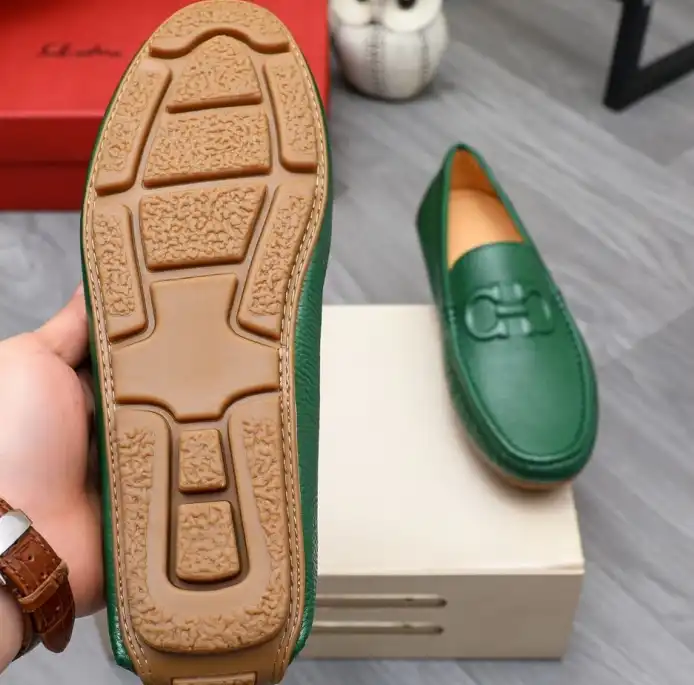 hype Ferragamo Leather Shoes