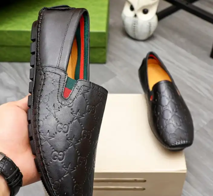 hype Gucci Leather Shoes