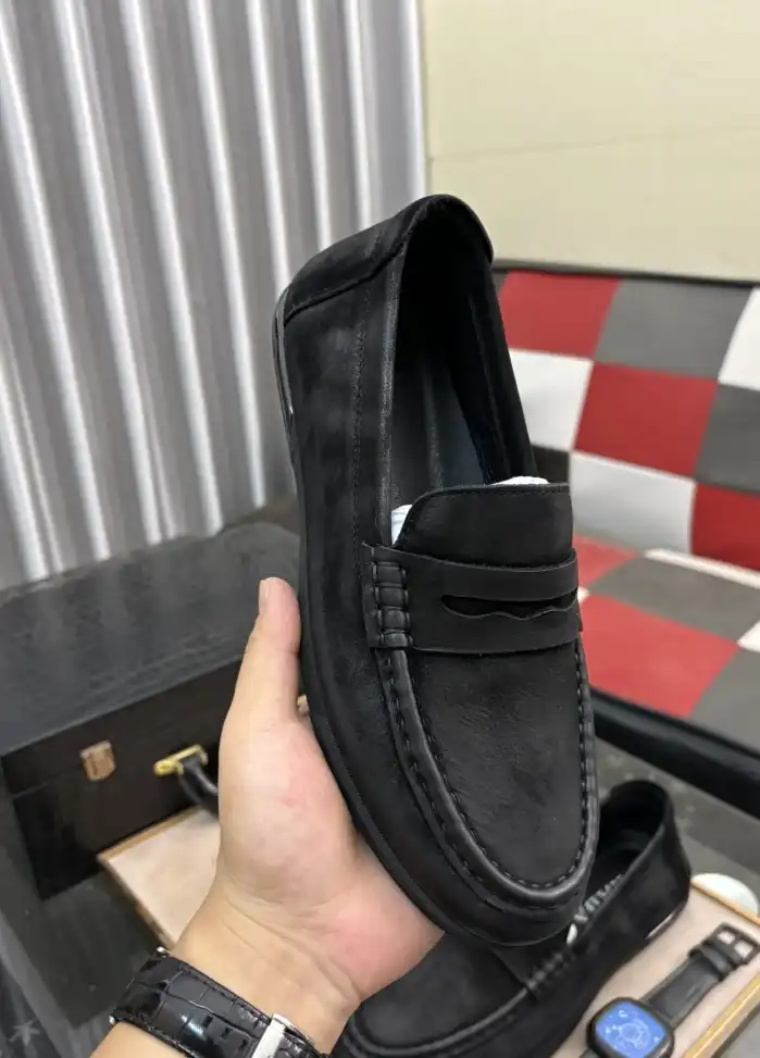 hype Prada Leather Shoes