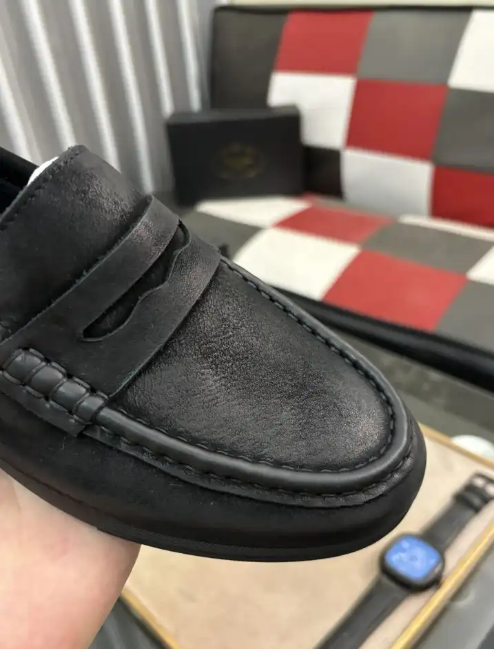 hype Prada Leather Shoes