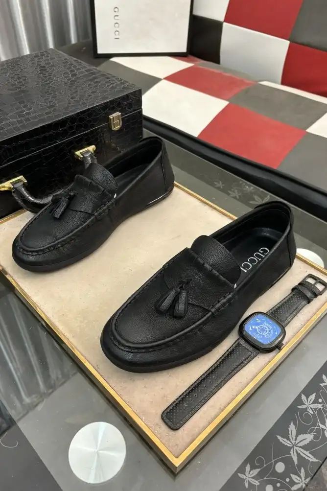 hype Gucci Leather Shoes