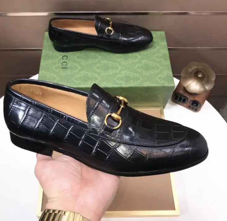 hype Gucci Leather Shoes