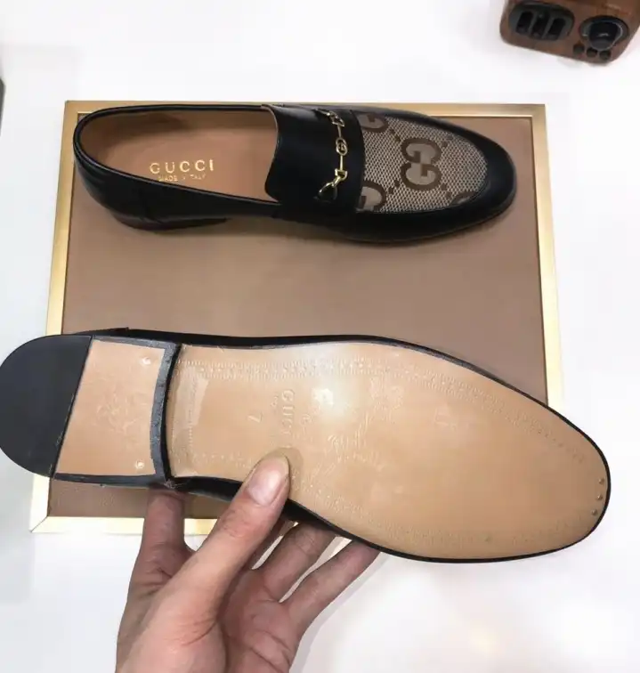 hype Gucci Leather Shoes