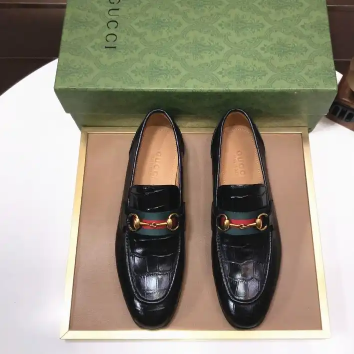 hype Gucci Leather Shoes