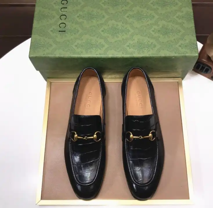 hype Gucci Leather Shoes