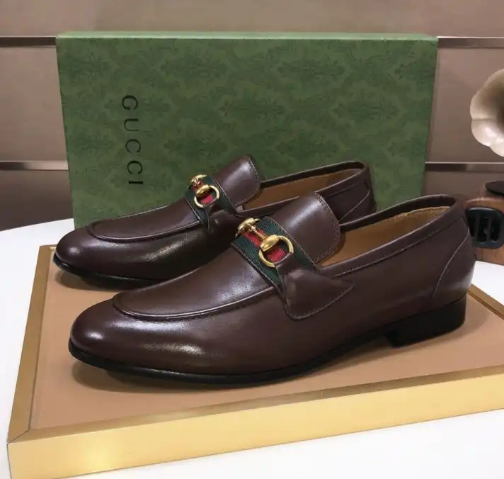 hype Gucci Leather Shoes