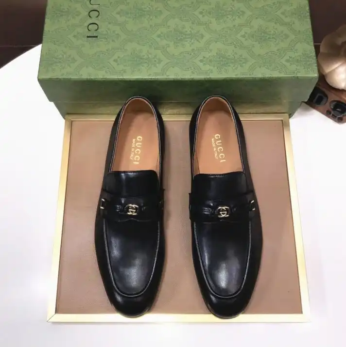 hype Gucci Leather Shoes