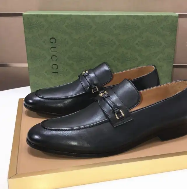 hype Gucci Leather Shoes