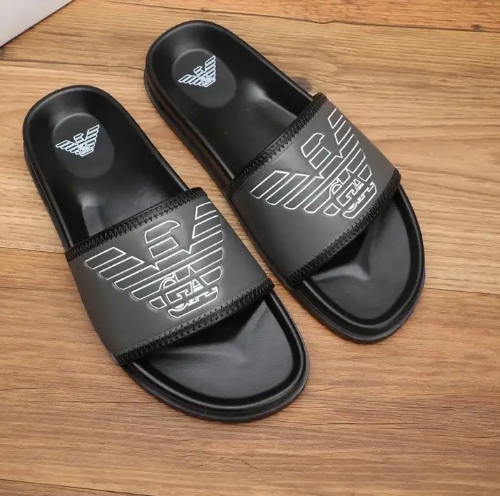 hype Armani slippers