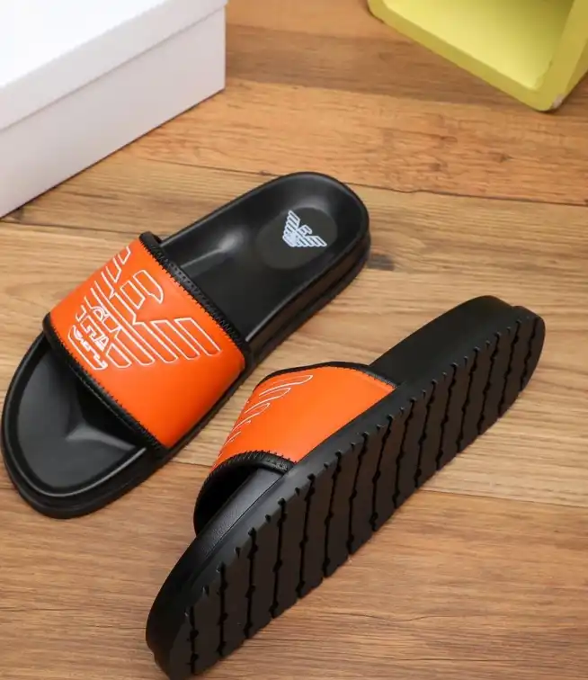 hype Armani slippers