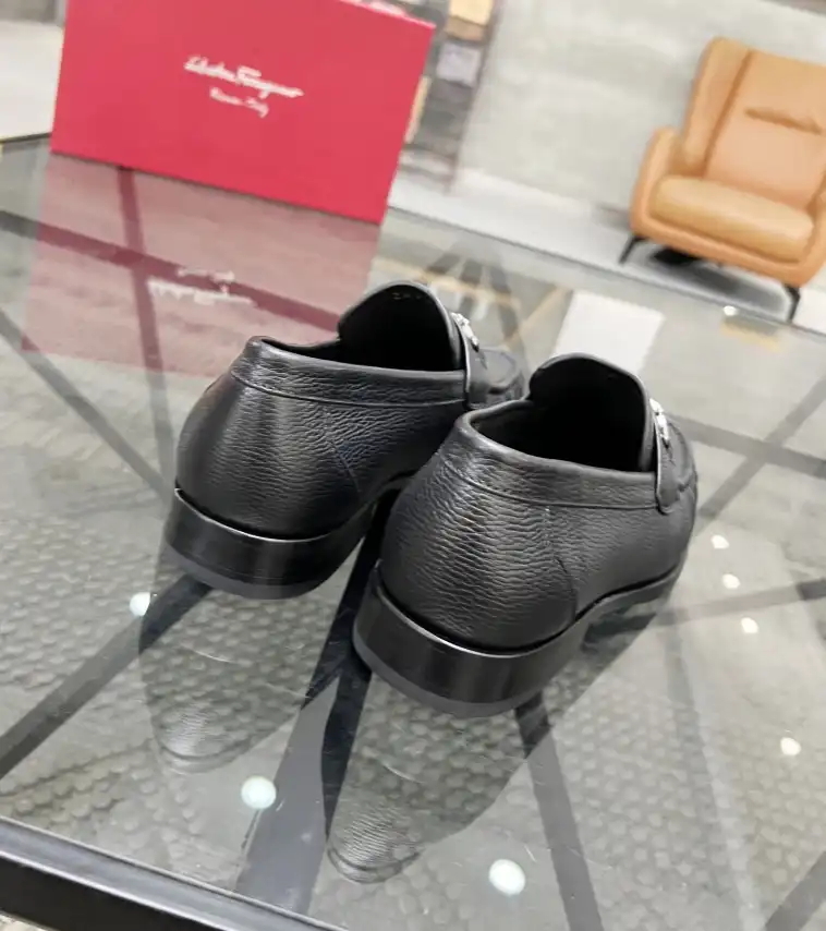 hype Ferragamo Leather Shoes