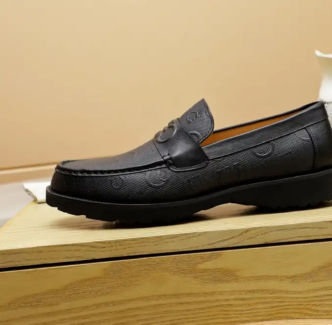 hype Ferragamo Leather Shoes