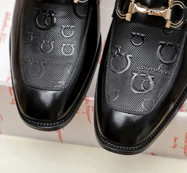 hype Ferragamo Leather Shoes