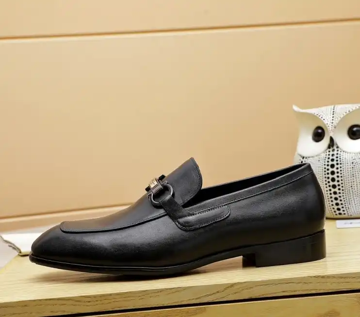 hype Ferragamo Leather Shoes