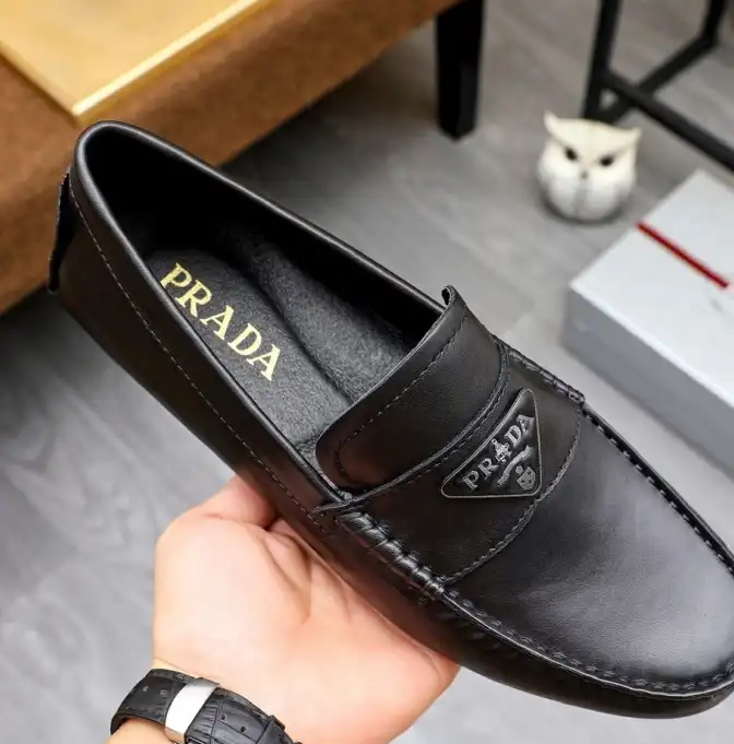 hype Prada Leather Shoes