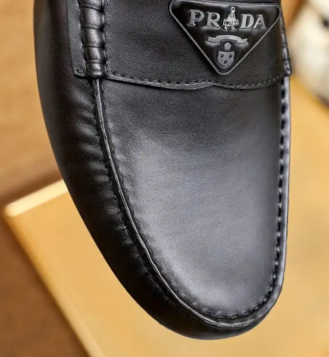 hype Prada Leather Shoes