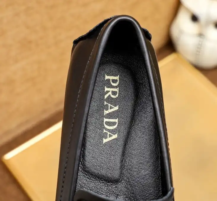 hype Prada Leather Shoes