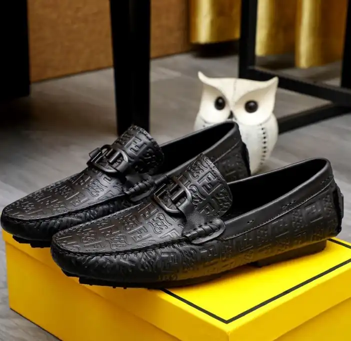 hype Fendi Leather Shoes