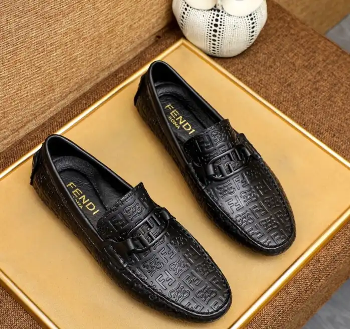 hype Fendi Leather Shoes