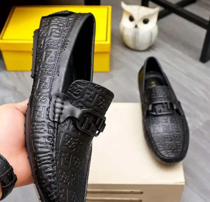 hype Fendi Leather Shoes