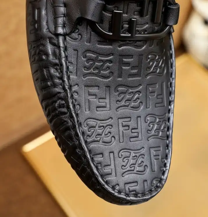 hype Fendi Leather Shoes