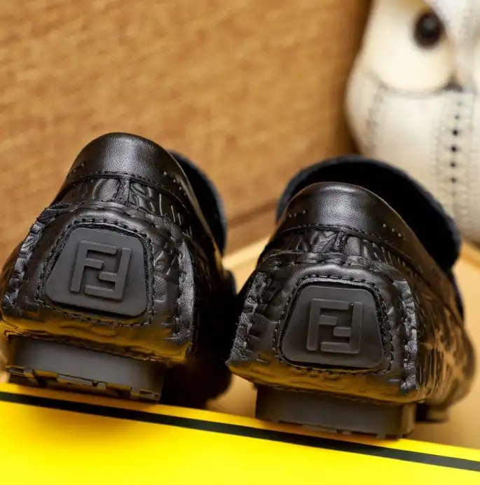 hype Fendi Leather Shoes