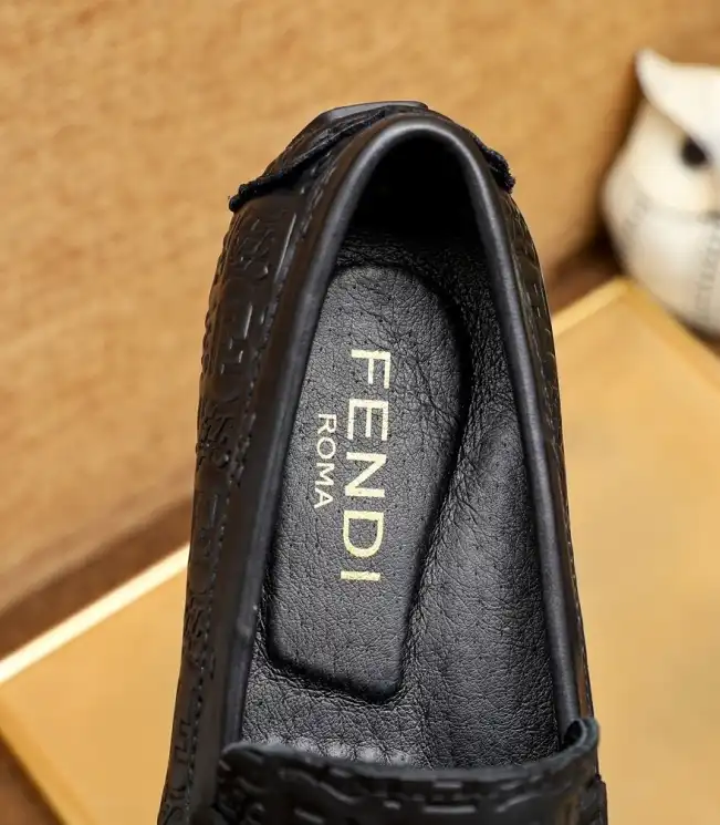 hype Fendi Leather Shoes