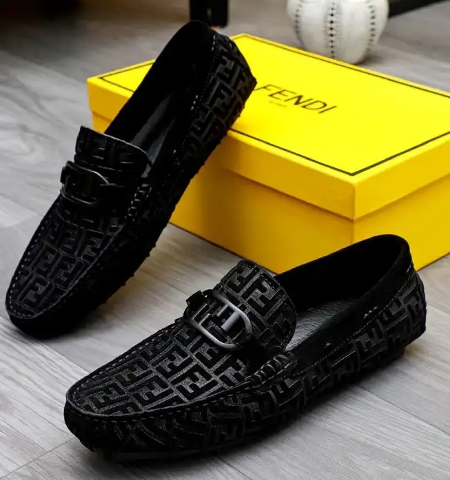 hype Fendi Leather Shoes