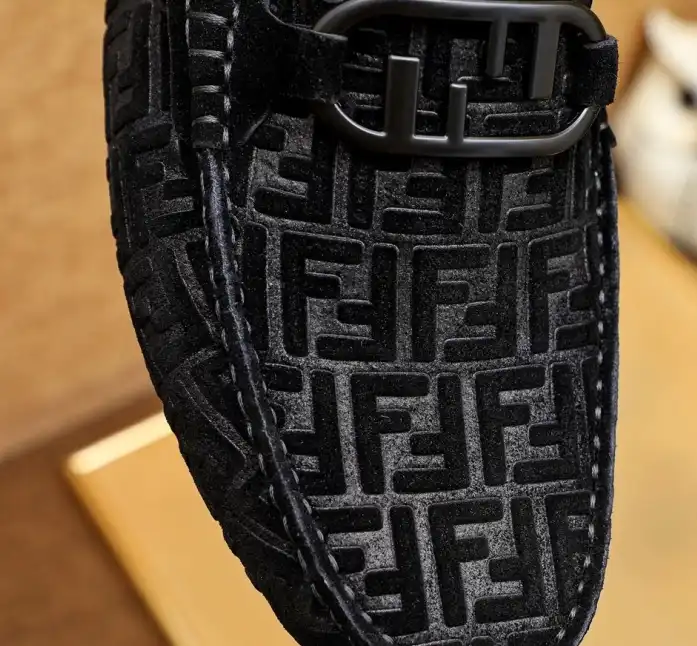 hype Fendi Leather Shoes