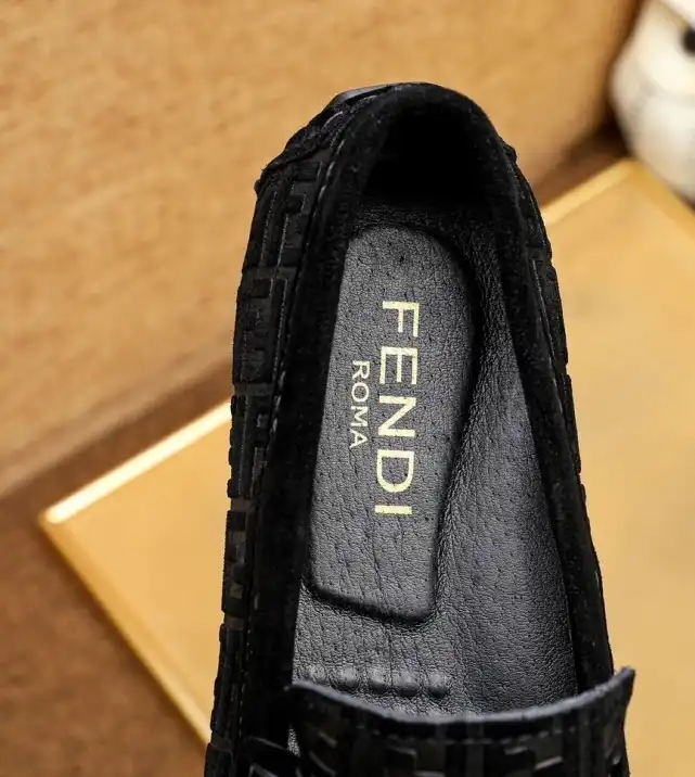 hype Fendi Leather Shoes