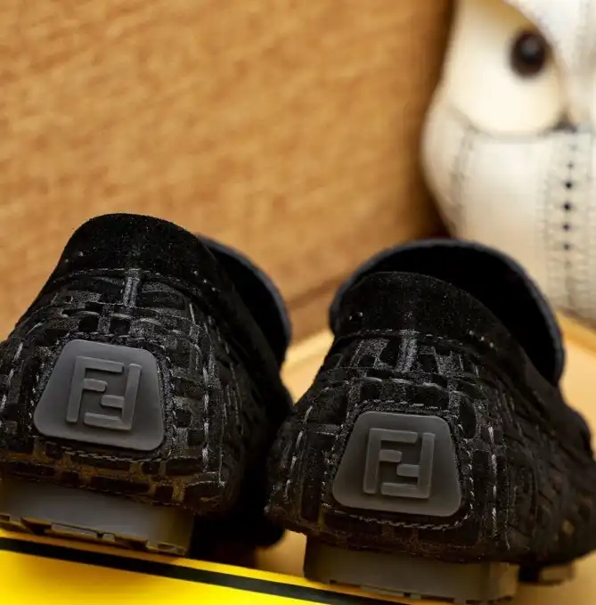 hype Fendi Leather Shoes