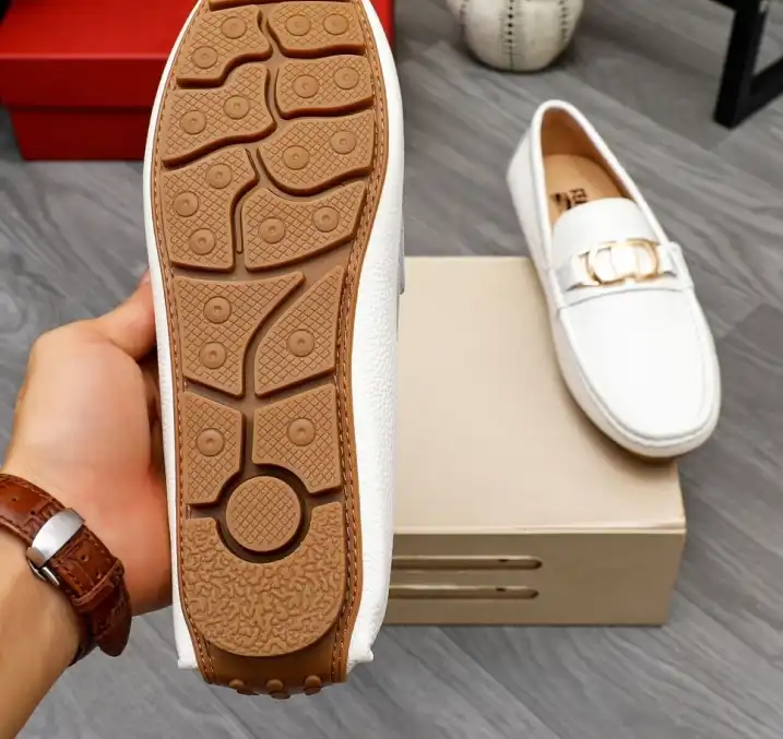 hype Ferragamo Leather Shoes