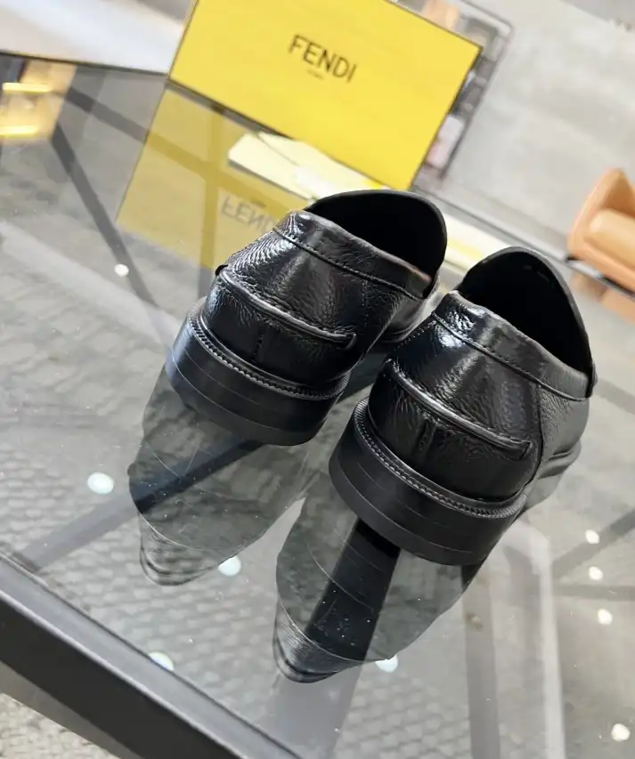 hype Fendi Leather Shoes