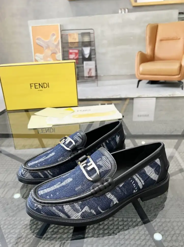 hype Fendi Leather Shoes