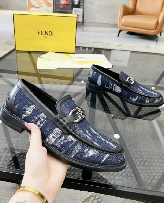 hype Fendi Leather Shoes