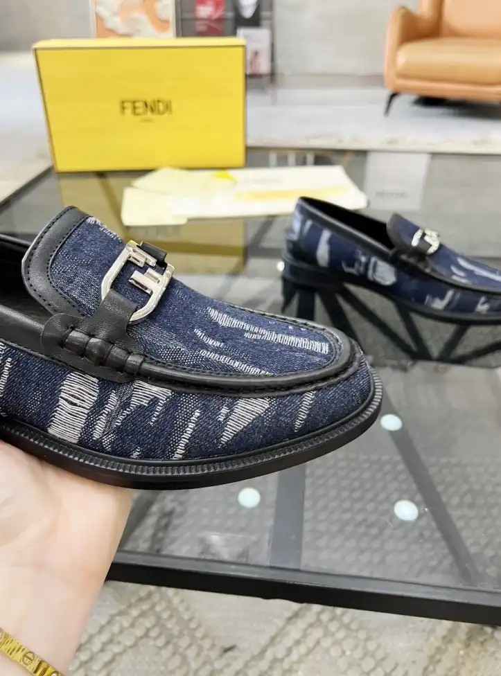 hype Fendi Leather Shoes