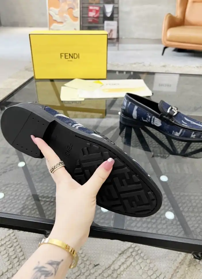 hype Fendi Leather Shoes