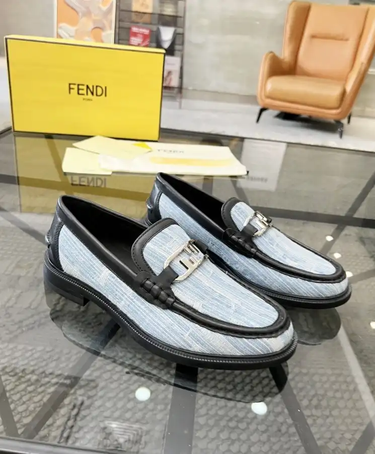 hype Fendi Leather Shoes