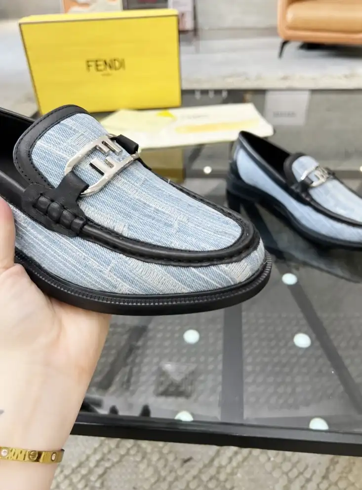 hype Fendi Leather Shoes