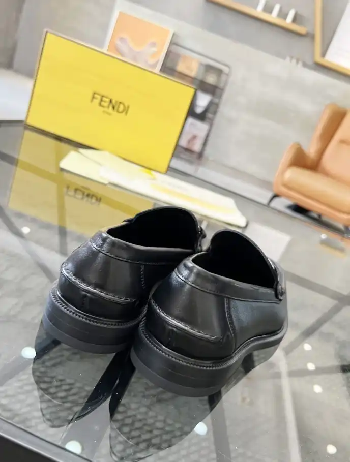 hype Fendi Leather Shoes